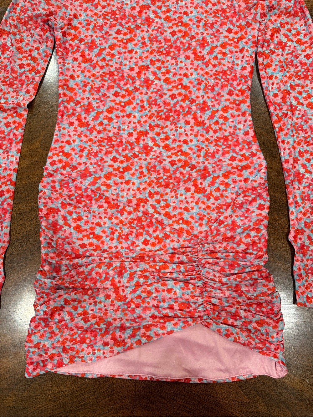 AFRM Mirza Dress in Red Ditzy, size M - Picture 4 of 12